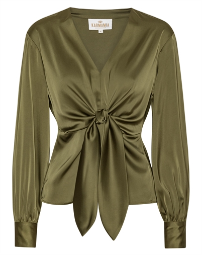 Karmamia Copenhagen - Blair Bluse - Semi Rich Olive